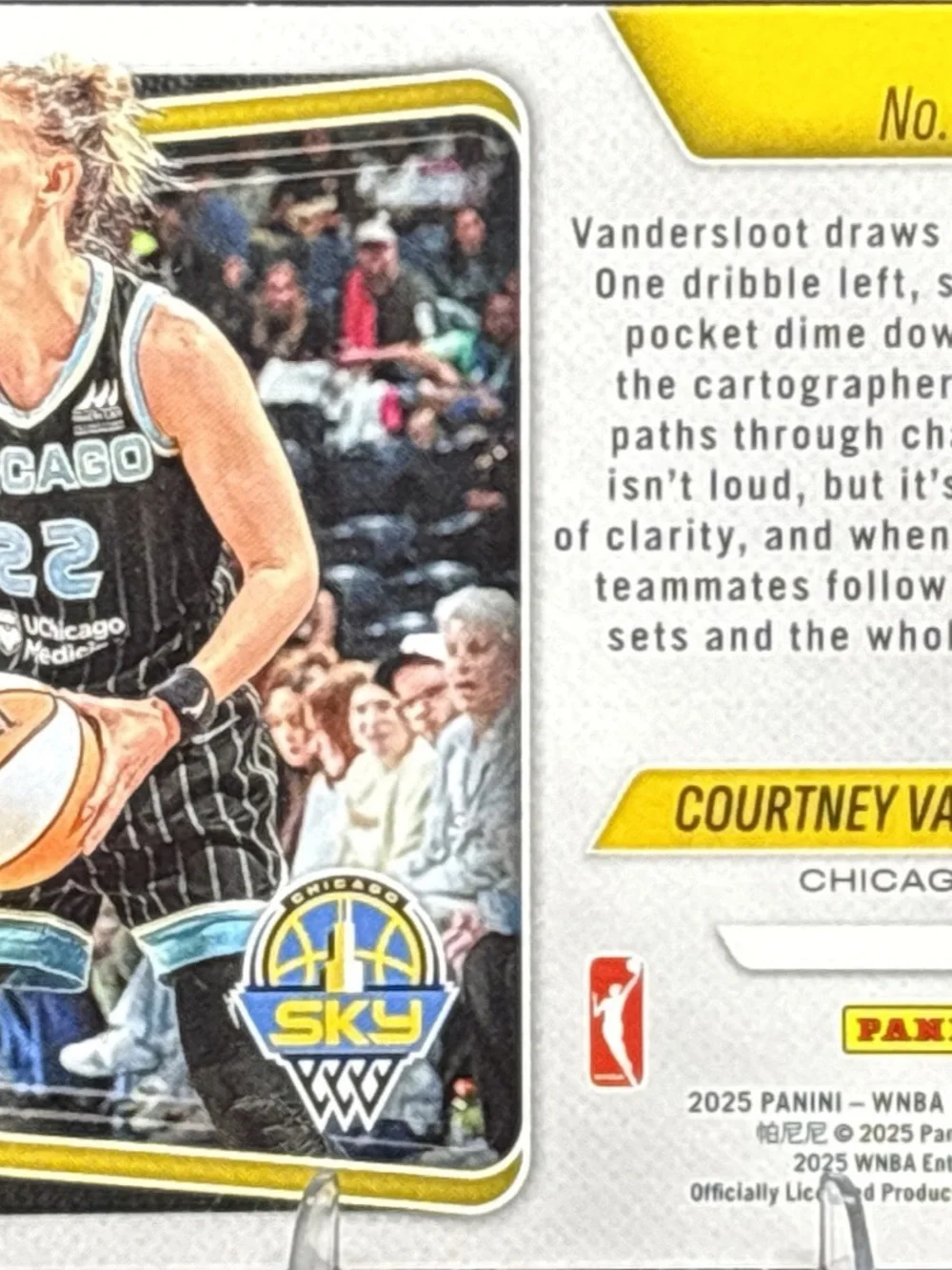 Panini Prizm Courtney Vandersloot Top Tier Basketball Trading Card